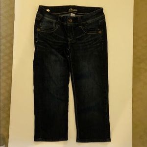 Jrs Candies Cropped blue jeans size 5